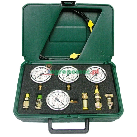  Case with 4 pressure gauges