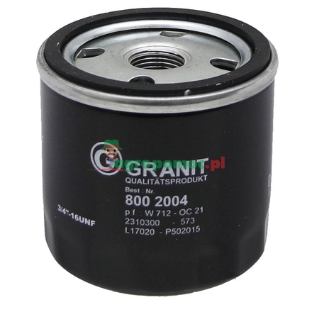  Engine oil filter