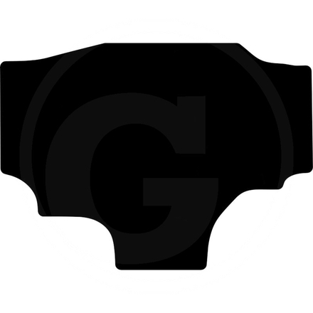  Floor mat, velour, black