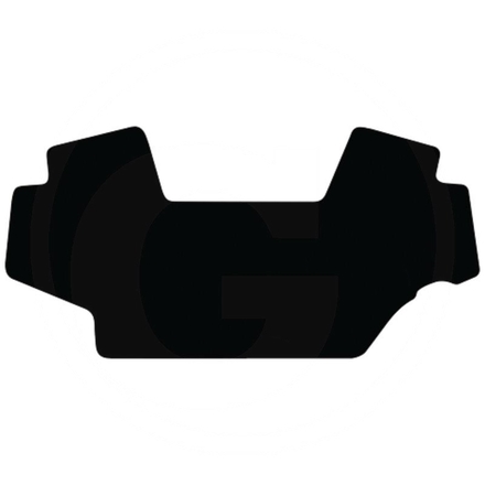  Floor mat, velour, black