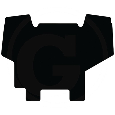  Floor mat, velour, black