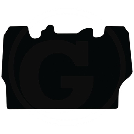  Floor mat, velour, black