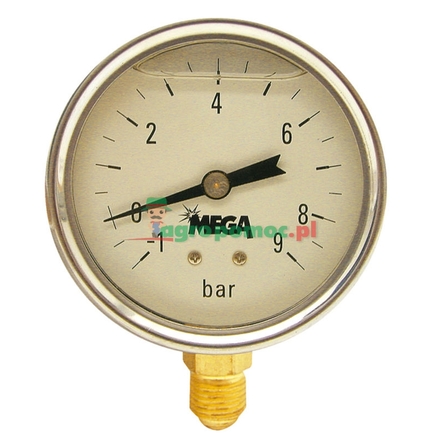  Glycerine-filled pressure gauge