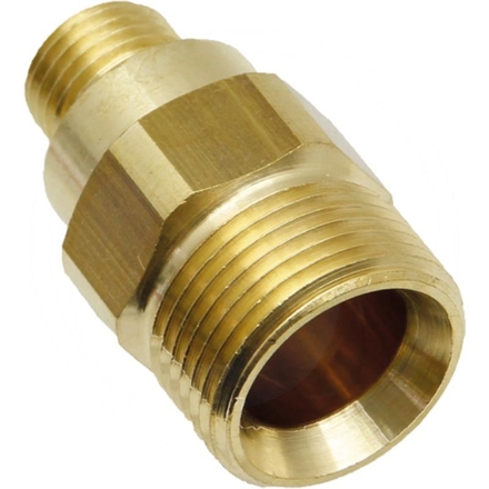  Hand-tightened threaded fitting