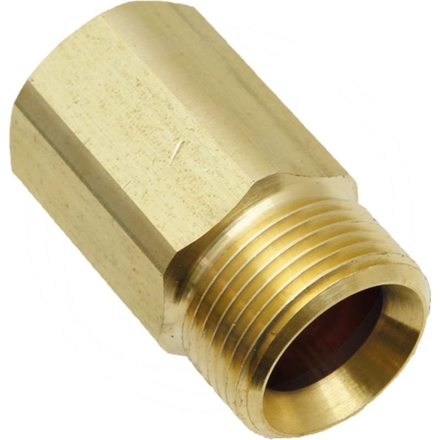  Hand-tightened threaded fitting
