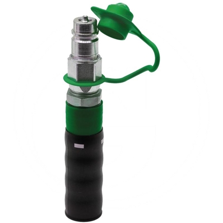  Handle plug plastic green (-)
