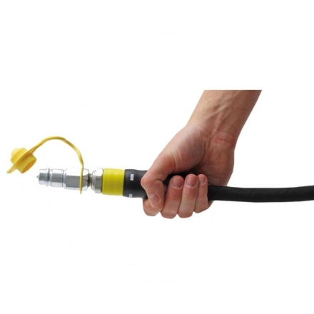  Handle plug plastic yellow (-)