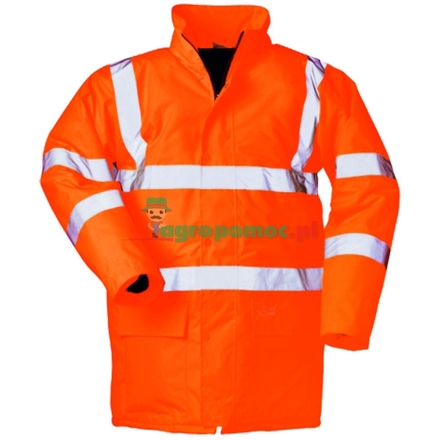  Hi-vis parka, orange, size XL
