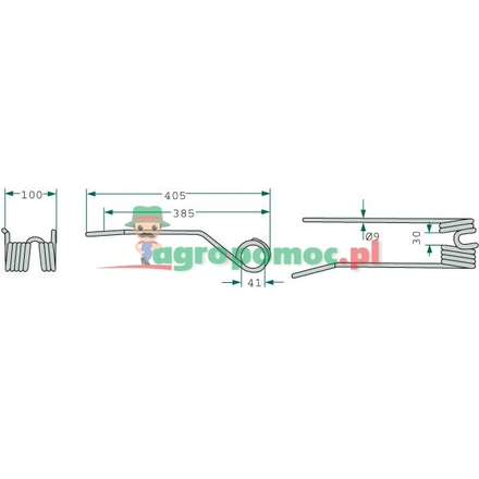  Rotary tedder tine | 16502741, 06580647, 1.1064.030.129.00