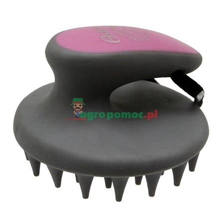  Rubber knob curry comb