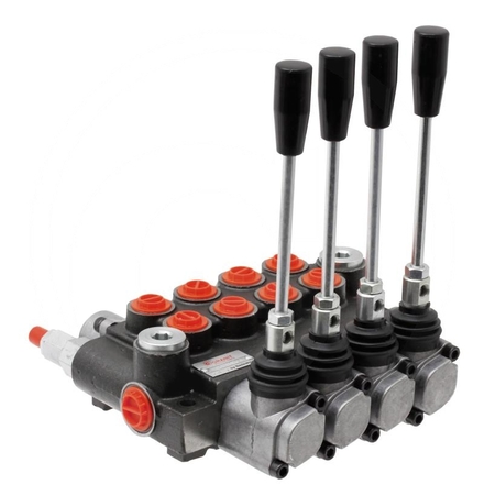  Valve P40 4x DA (A-B closed / spring return) | 04P40-A1A1A1A1-GKZ1 