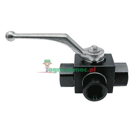 Ball valve BKR-3L DN08-3/8" BSP