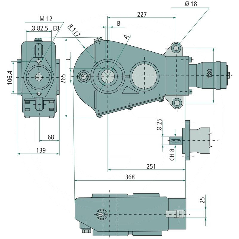 BONDIOLI & PAVESI Moving floor drive