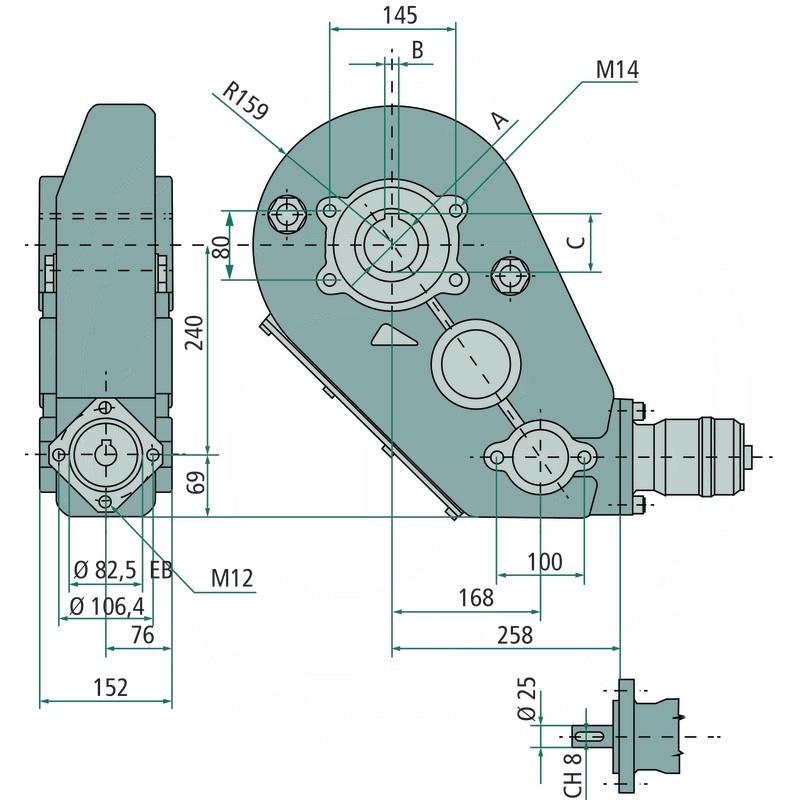 BONDIOLI & PAVESI Moving floor drive