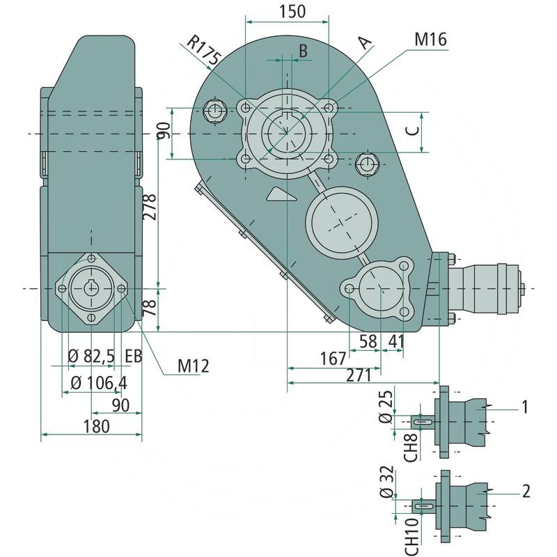BONDIOLI & PAVESI Moving floor drive