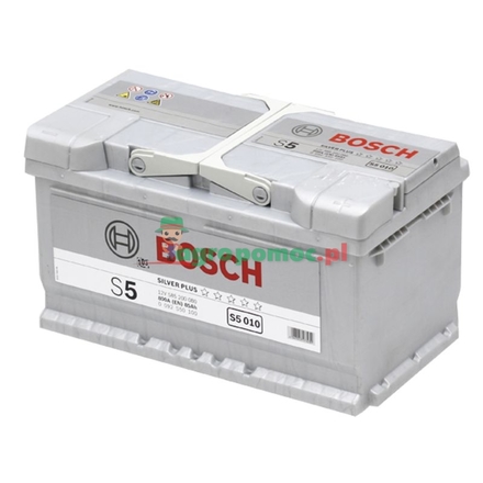 Bosch Battery S5 12V 85Ah | 47130365, (Nachfolger B510252 Nassbatterie, 9973003 Gelbatterie