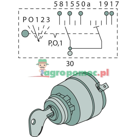 Bosch Licht-/Start-Schlüsselschalter