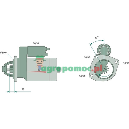 Bosch Starter | F926900060041, F926900060040