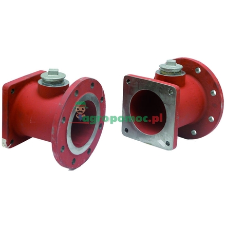 B&P Square round flange