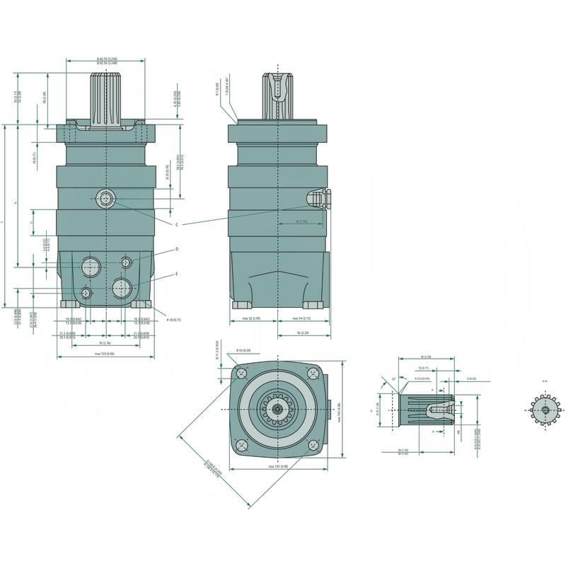 Danfoss Hydraulic motor OMS 80