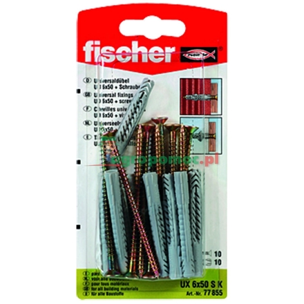 Fischer Universal plug UX with screw