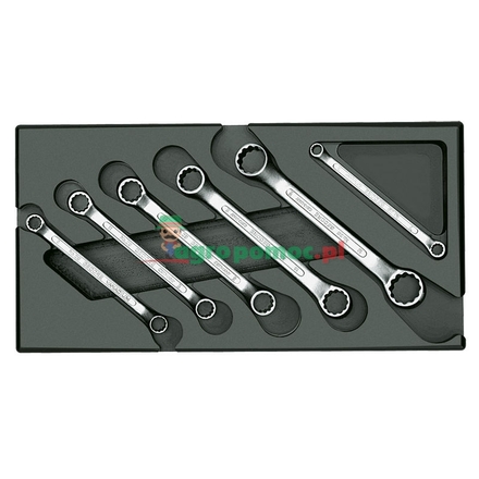 GEDORE Double-ended Ring spanner set | 1500 ES-2 B