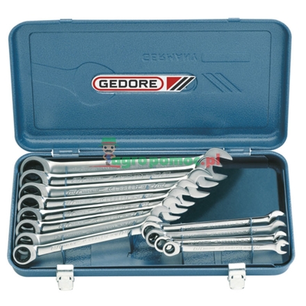 GEDORE Open-end spanner with ring ratchet set | 7 R-012