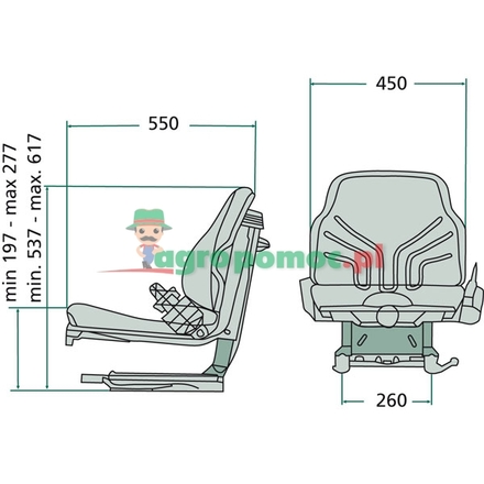 GRAMMER Comfort seat Universo Basic