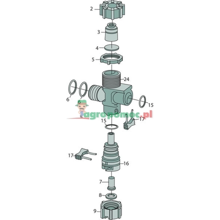Holder Union nut | 022995