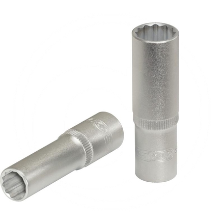 KS Tools 1/4" Bi hex socket, deep, 9mm
