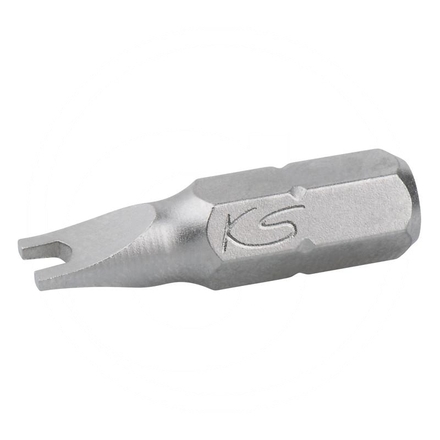 KS Tools 1/4" Bit security slotted,25mm,12mm,5pcs