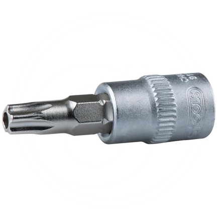 KS Tools 1/4" Bit socket tamper-TX, TX9