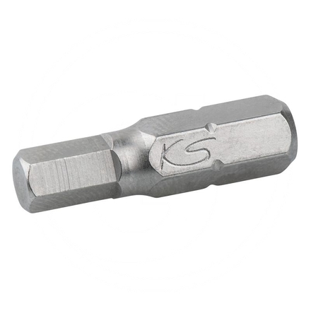 KS Tools 1/4" Hexagonal bits,l=25mm, 5 Pack, 8 mm