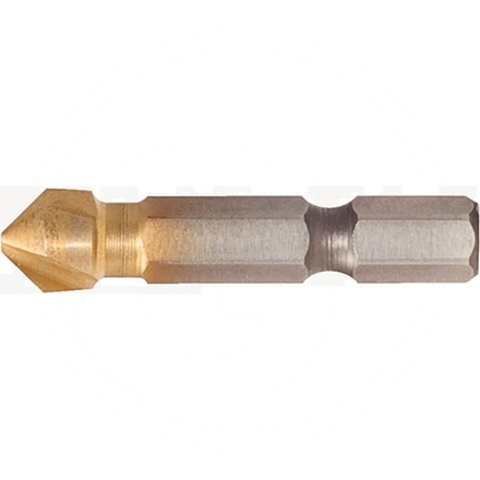 KS Tools 1/4" HSS TIN cone&deburrer bit,90°,8,3mm