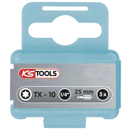 KS Tools 1/4" INOX+ bit TX, 5pcs, T15