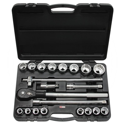 KS Tools 3/4" CLASSIC Bi hex socket set, 21pcs