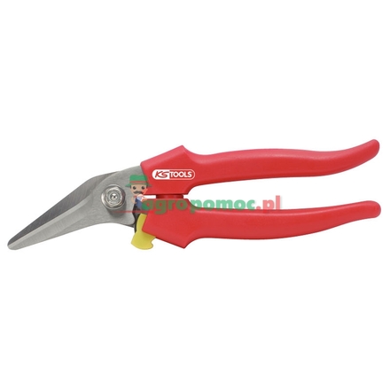 KS Tools Angled utility shears, 185mm