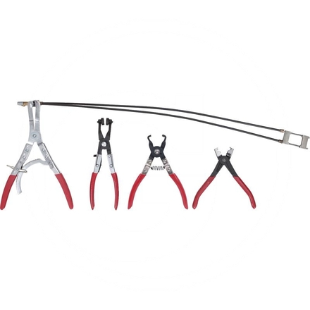 KS Tools Automotive hose clamp plier set, 4pcs