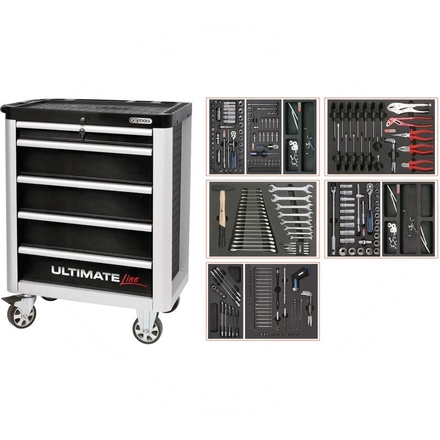 KS Tools Black ULTIMATE tool cabinet set, 311pcs