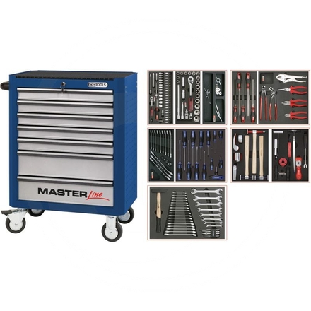 KS Tools Blue MASTER tool cabinet set, 156pcs