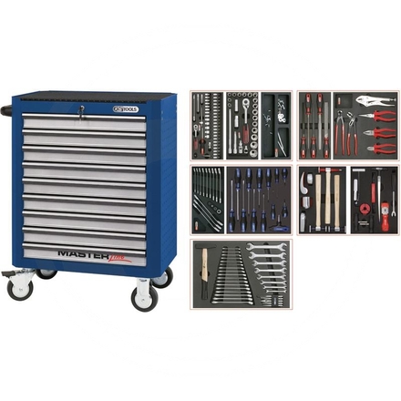 KS Tools Blue MASTER tool cabinet set, 156pcs