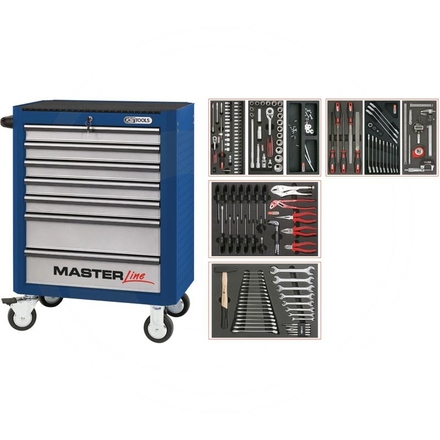 KS Tools Blue MASTER tool cabinet set, 157pcs