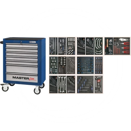 KS Tools Blue MASTER tool cabinet set, 282pcs