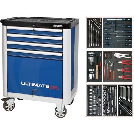 KS Tools Blue ULTIMATE tool cabinet set, 125pcs
