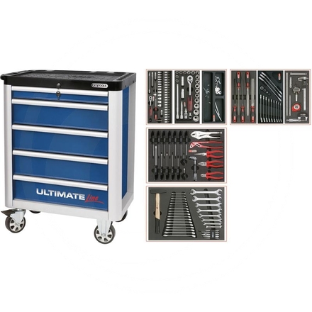 KS Tools Blue ULTIMATE tool cabinet set, 157pcs