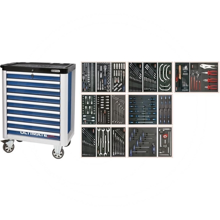 KS Tools Blue ULTIMATE tool cabinet set, 282pcs