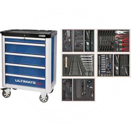 KS Tools Blue ULTIMATE tool cabinet set, 311pcs
