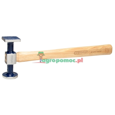 KS Tools Bumping hammer,coarse,flat,round/square