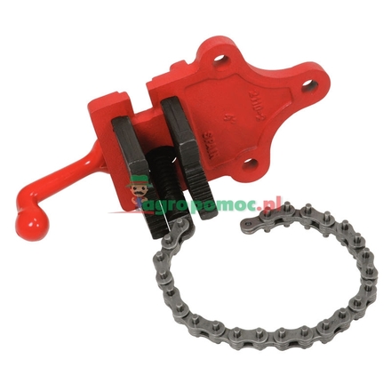 KS Tools Chain pipe vice, 10-76mm