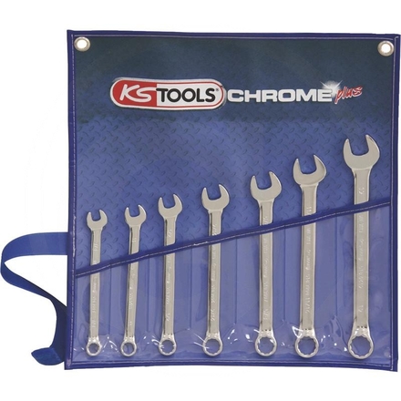 KS Tools CHROME+ OE spanner set, 7pcs, 8-22mm